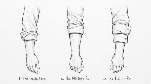 Cómo arremangarse la camisa: las tres técnicas y cuándo usar cada una
