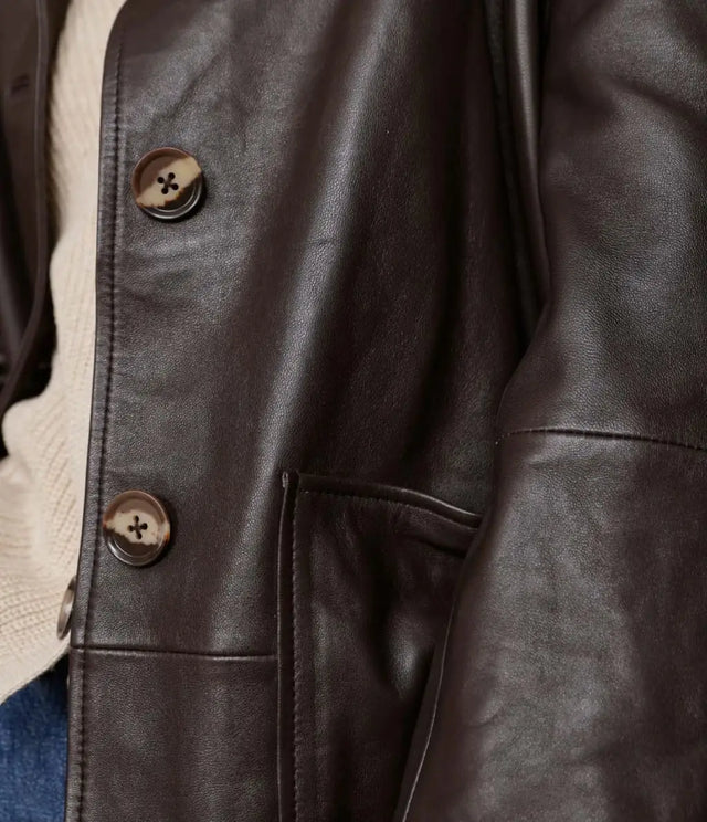 Chaqueta cuero mujer