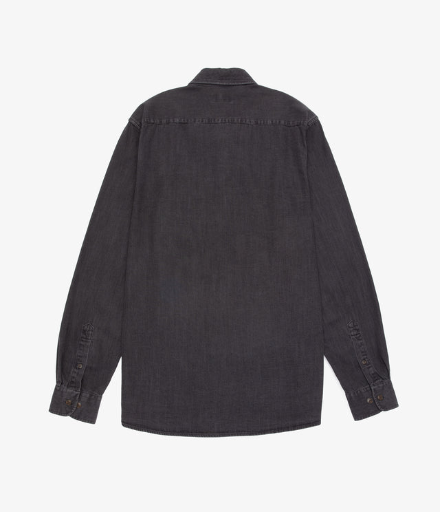 Camisa Hombre Denim Manga Larga Colt Negro