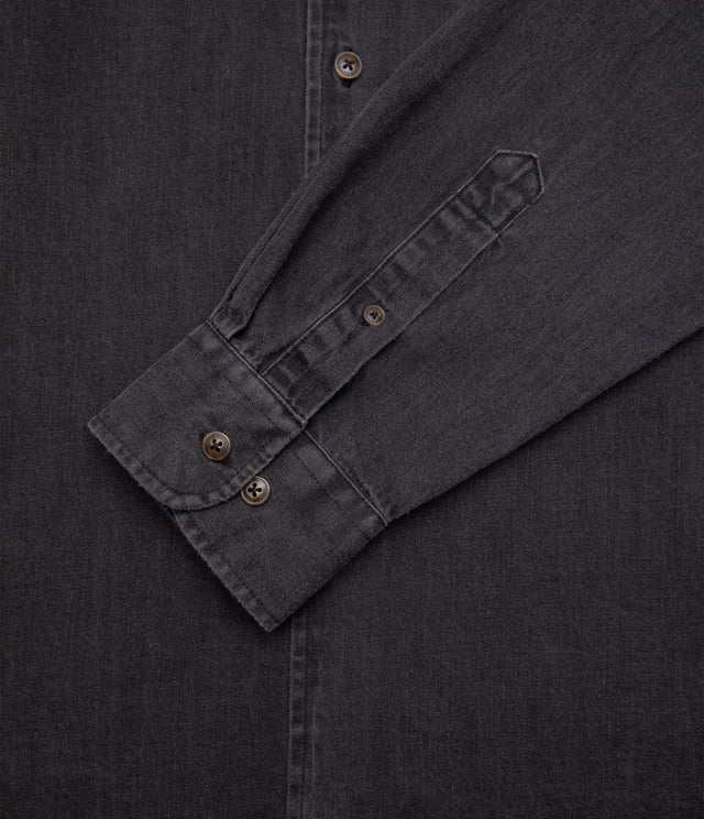 Camisa Hombre Denim Manga Larga Colt Negro