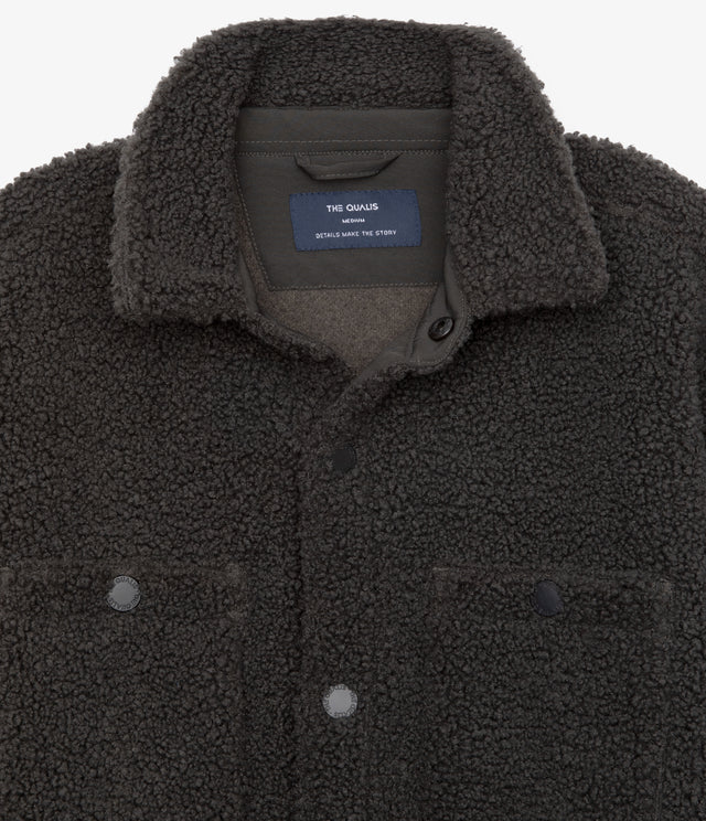Chaqueta Hombre Sherpa Verde