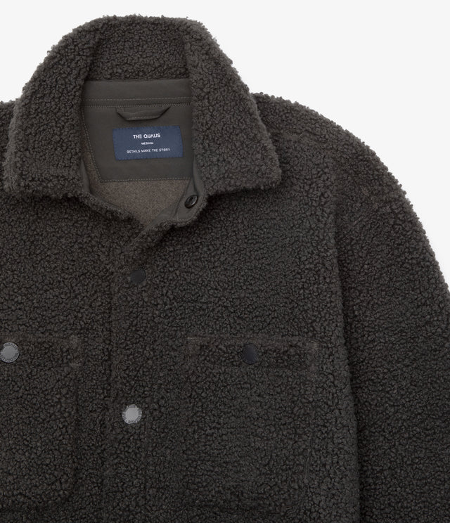 Chaqueta Hombre Sherpa Verde