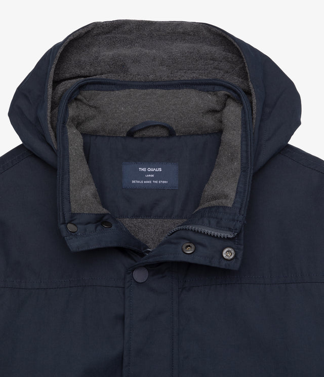 Chaqueta Hombre Impermeable Azul