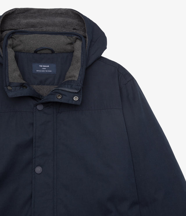 Chaqueta Hombre Impermeable Azul