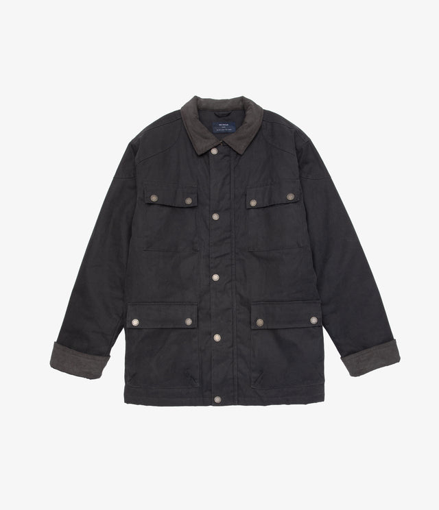 Chaqueta Hombre Wax Theo Negro
