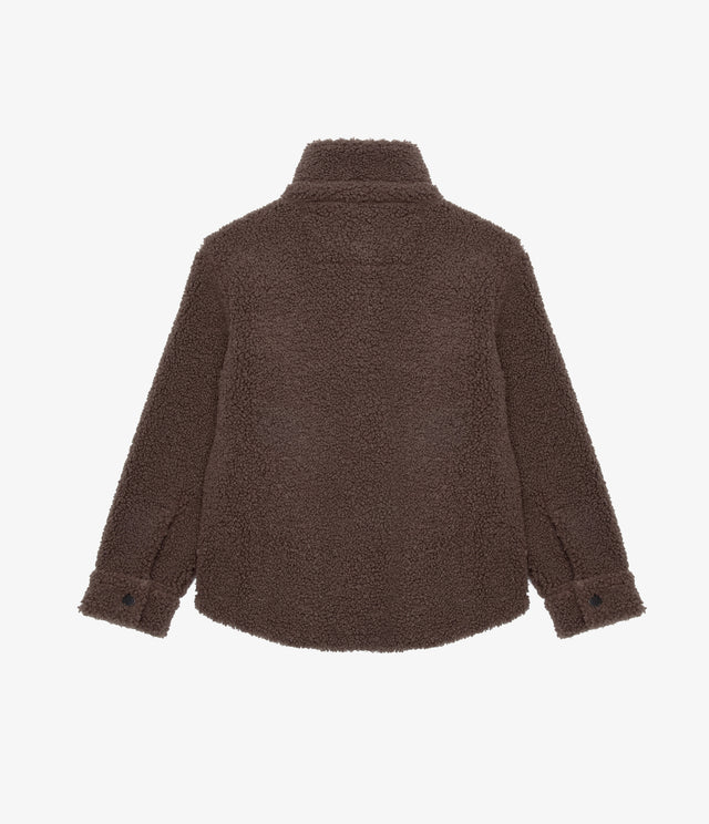 Chaqueta Niños Sherpa Café