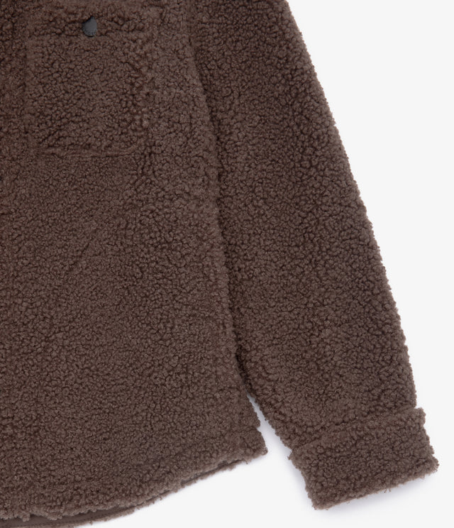 Chaqueta Niños Sherpa Café