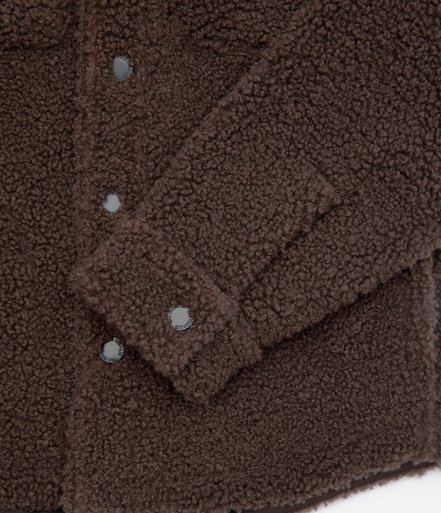 Chaqueta Niños Sherpa Café