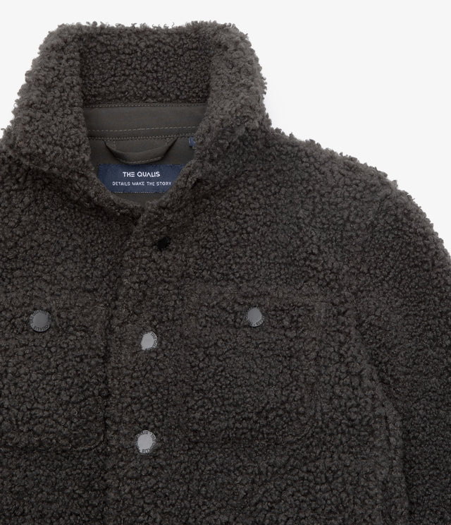 Chaqueta Niños Sherpa Verde