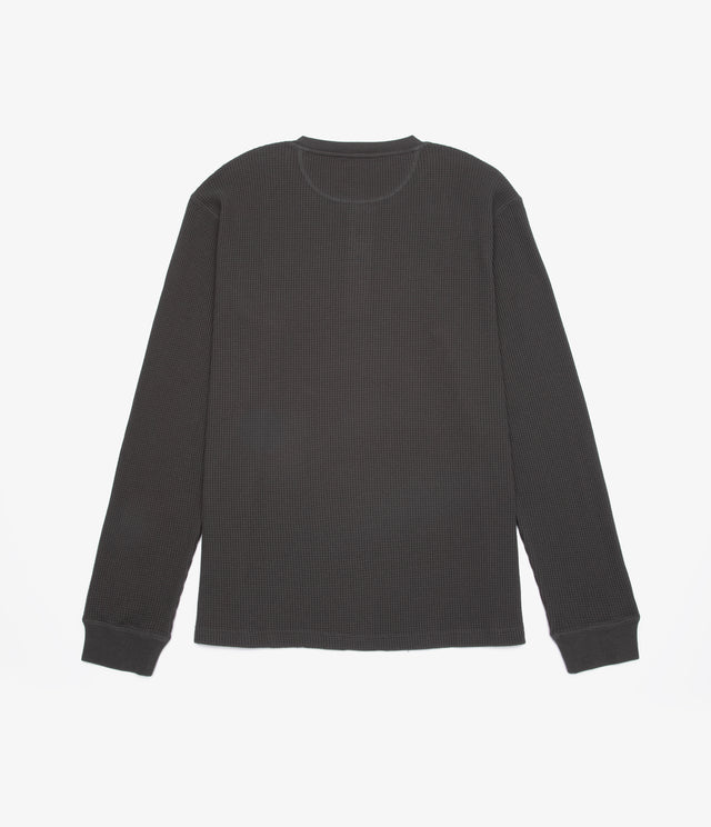 Polera Hombre Algodón Waffle Verde