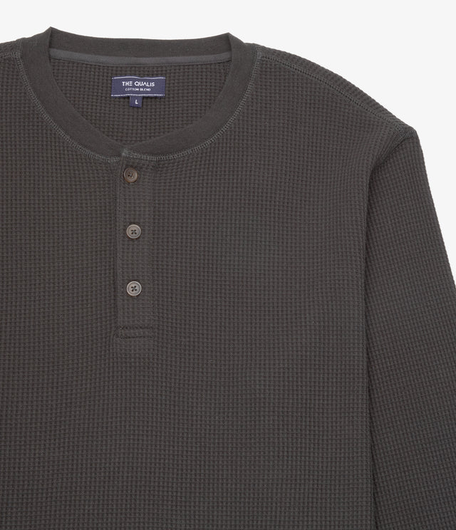 Polera Hombre Algodón Waffle Verde