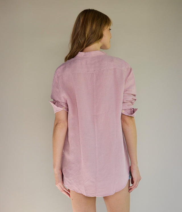 Blusa Mujer Lino Viscosa Ambar Rosado