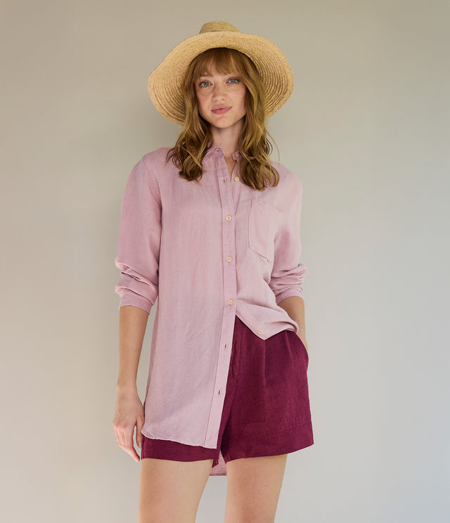 Blusa Mujer Lino Daria rosado