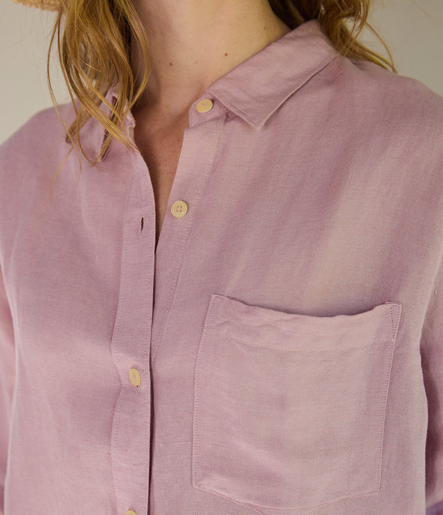 Blusa Mujer Lino Daria rosado