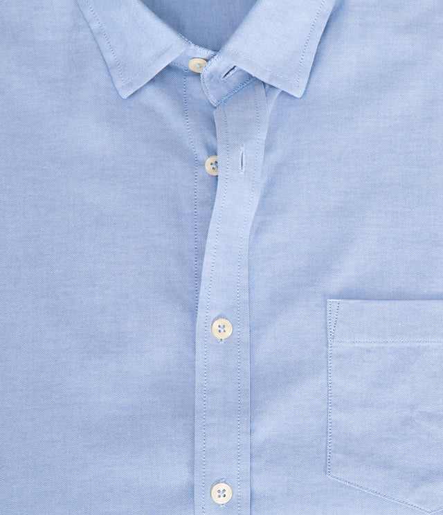 Camisa Hombre Oxford Manga Larga Ellies Azul