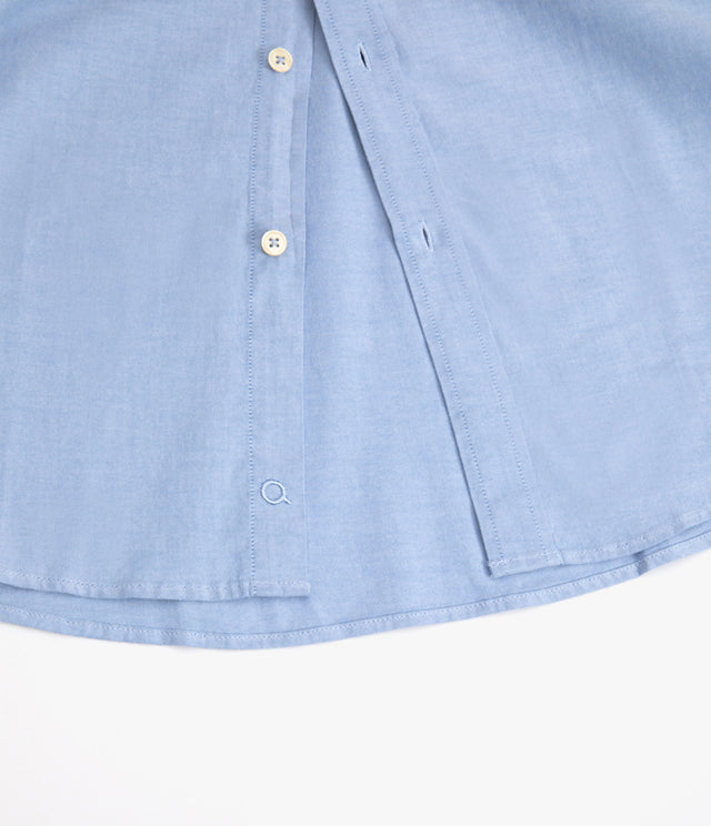 Camisa Hombre Oxford Manga Larga Ellies Azul