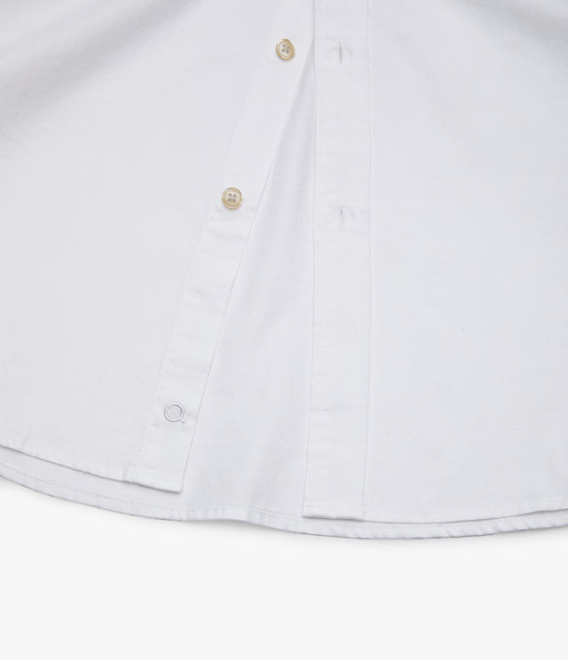 Camisa Hombre Oxford Manga Larga Ellies Blanco