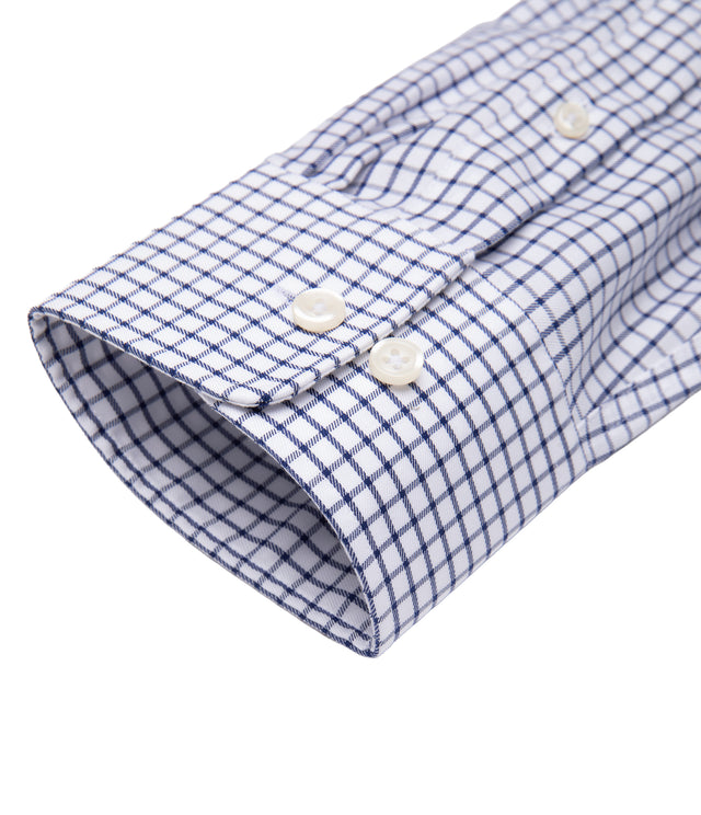 Camisa Hombre Safe Cotton Cuello Italiano Azul