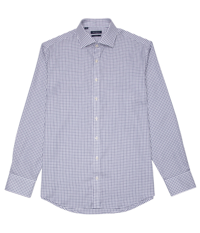 Camisa Hombre Safe Cotton Cuello Italiano Azul
