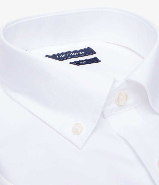 Camisa Hombre Safe Cotton Botton Down Blanca