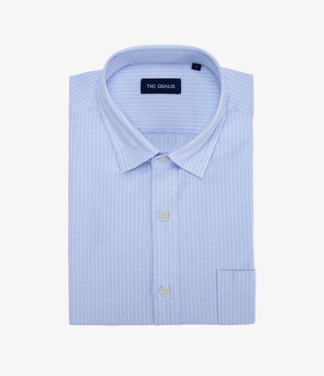 Camisa Hombre Oxford Regent M/Larga Rayas Azul