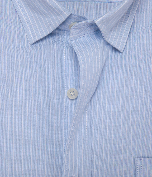 Camisa Hombre Oxford Regent M/Larga Rayas Azul