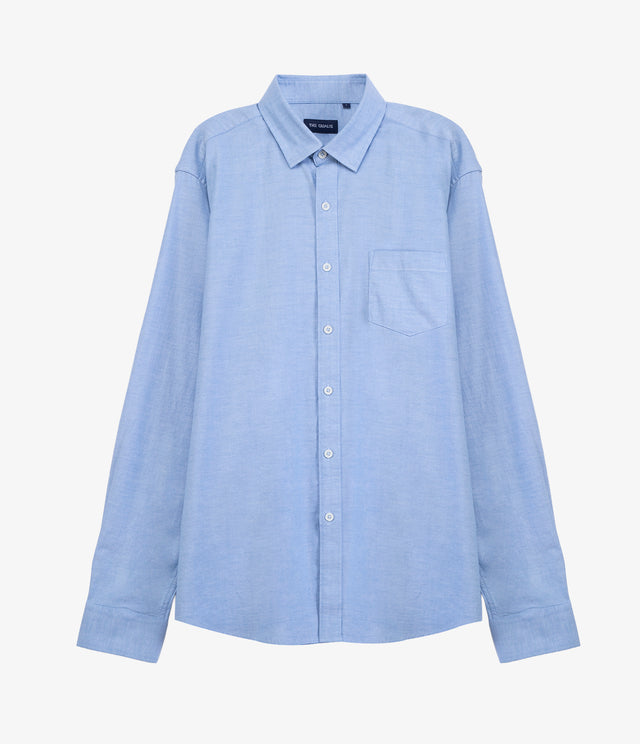 Camisa Hombre Oxford Regent M/Larga Celeste