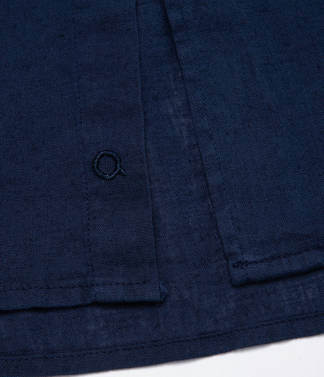 Camisa Hombre Tom M/Larga Azul Oscuro