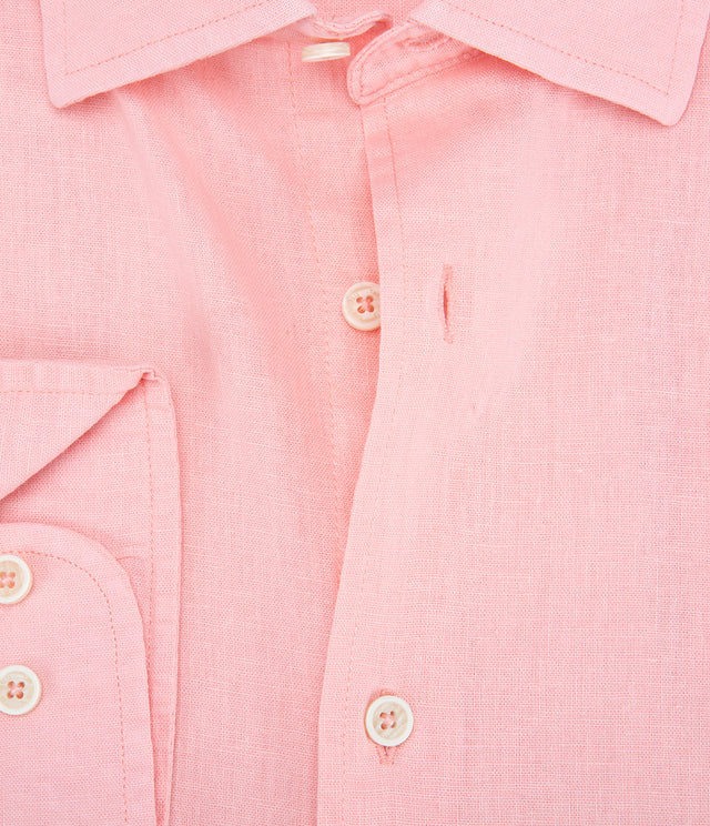 Camisa Hombre Tom M/Larga Naranjo