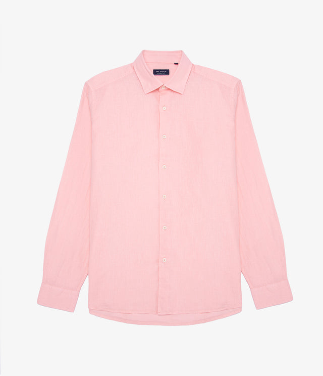 Camisa Hombre Tom M/Larga Naranjo