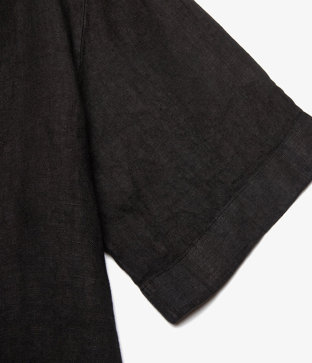 Camisa Mujer 100% Lino Capella Negro