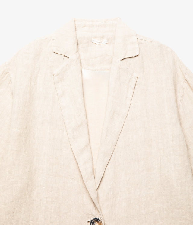 Camisa Mujer 100% Lino Capella Beige