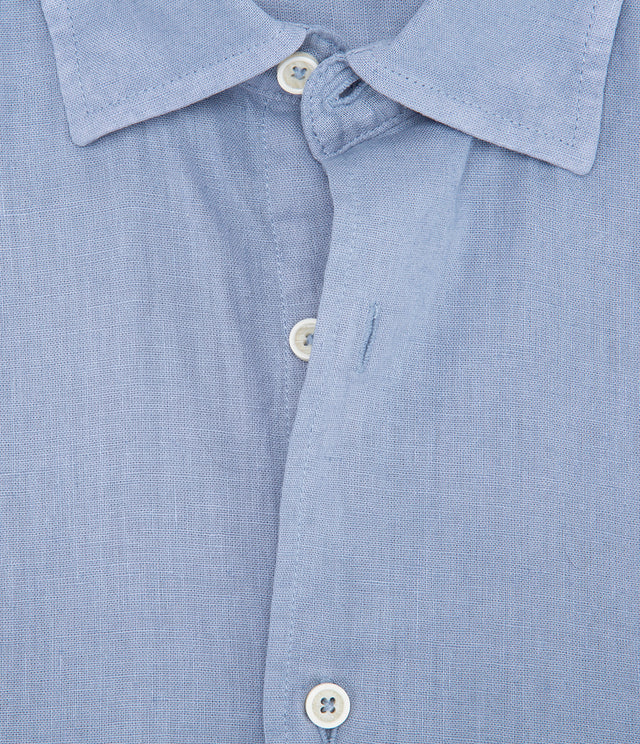 Camisa Hombre Tom M/Corta Celeste