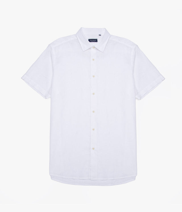 Camisa Hombre Tom M/Corta Blanco