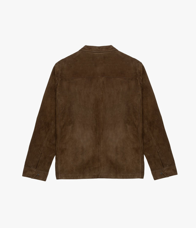 Chaqueta Hombre 100% Cuero Gamuza Jack Camel