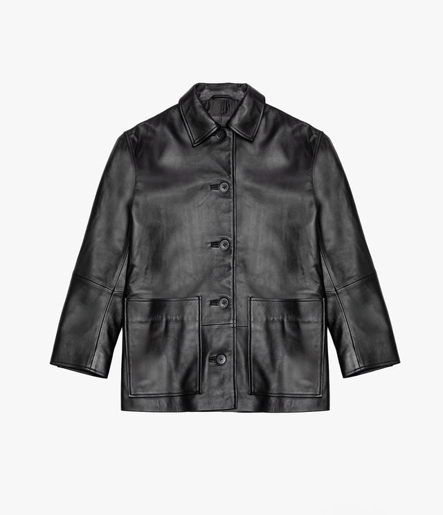 Chaqueta mujer 100% Cuero Juliet Negro