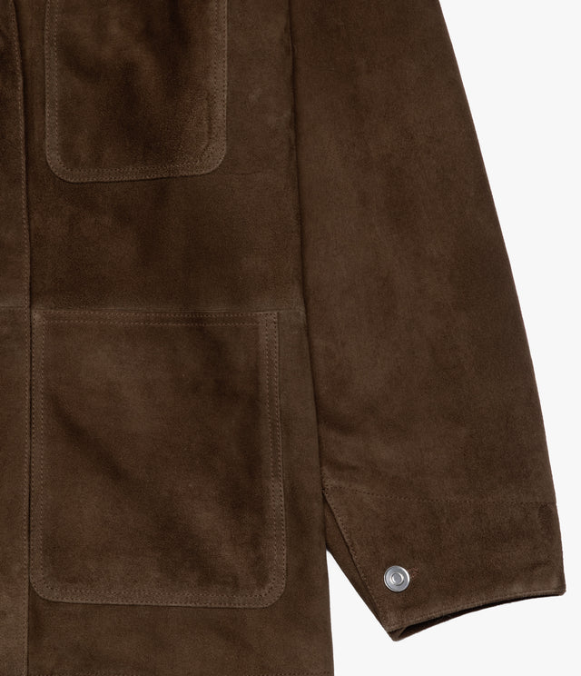 Chaqueta Mujer 100% Cuero Mara Café