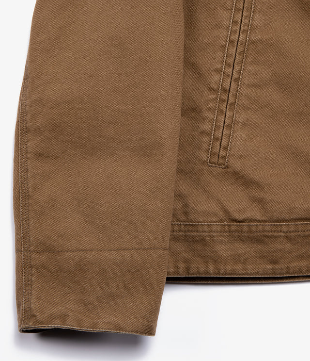 Chaqueta Hombre Canvas Café