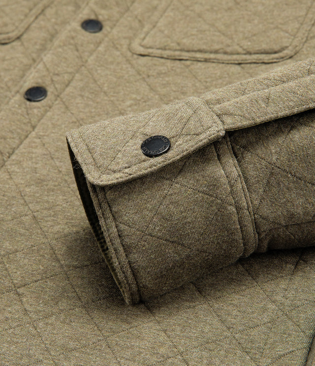 Chaqueta Hombre Quilted Shirt Verde