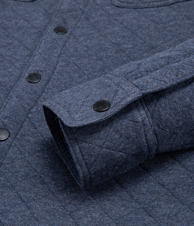 Chaqueta Hombre Quilted Shirt Azul