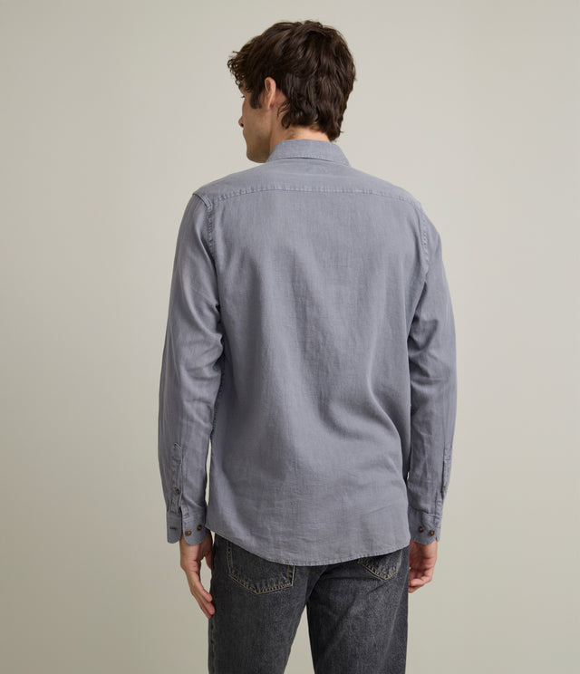 Camisa Hombre Gerry M/Larga Gris