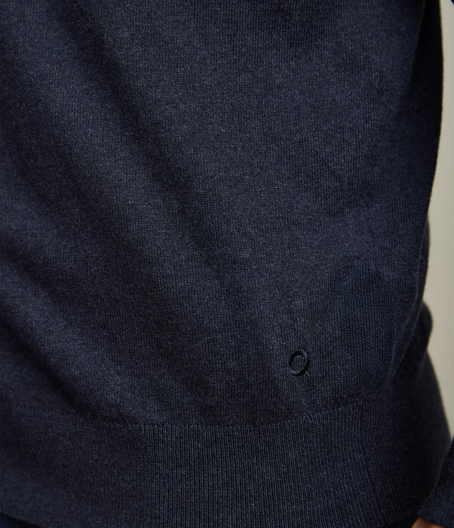 Cardigan Hombre Algodón Merino Balmai Azul Marino