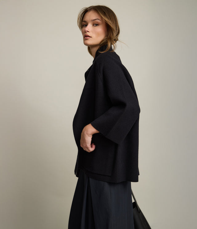 Chaqueta Mujer 100% Algodón Otavia Negro