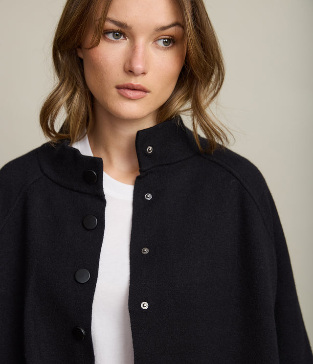 Chaqueta Mujer 100% Algodón Otavia Negro