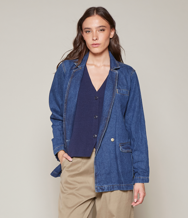 Blazer Mujer Denim
