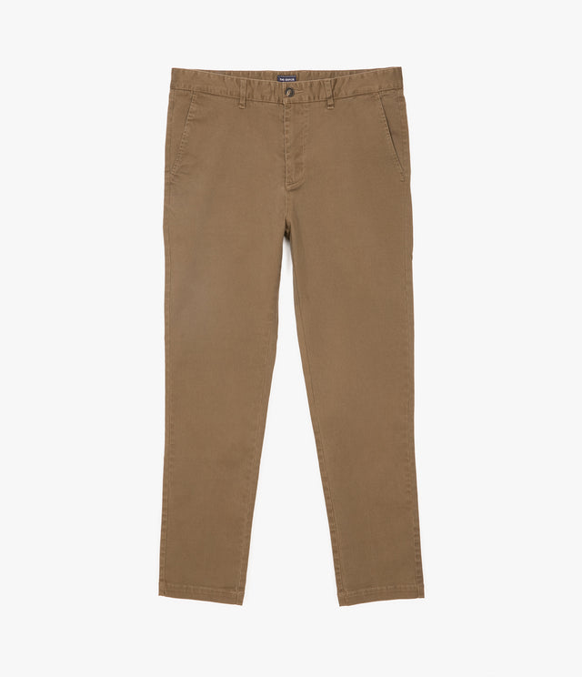 Pantalón Hombre Algodón Lyocell Chino Café