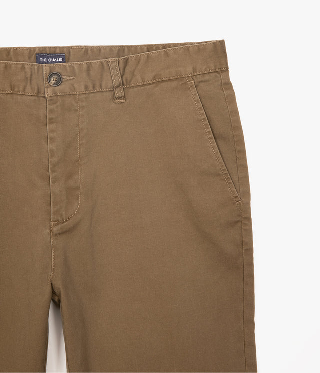 Pantalón Hombre Algodón Lyocell Chino Café