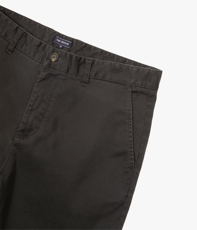 Pantalón Hombre Algodón Lyocell Chino Gris Marengo