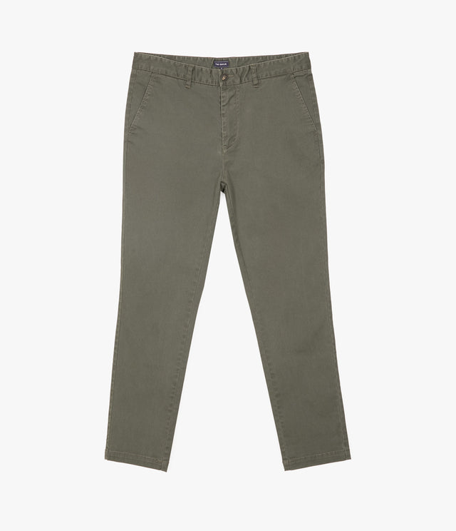 Pantalón Hombre Algodón Lyocell Chino Verde