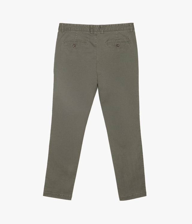 Pantalón Hombre Algodón Lyocell Chino Verde